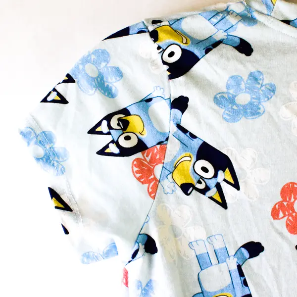 H.I.S. Bluey A-Line Cotton Blend Dress Girls' Large 10-12