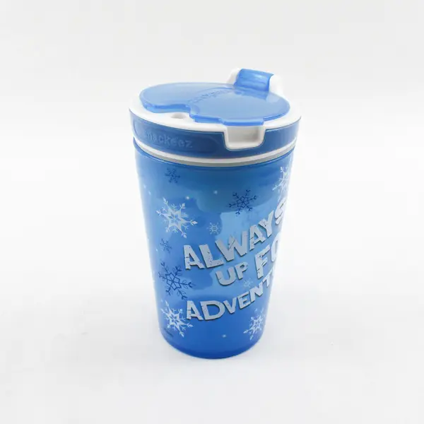 Zak Designs Olaf Sippy Cup w/ Snack Section Blue Toddler Leak-Resistant