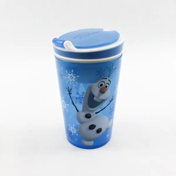 Zak Designs Olaf Sippy Cup w/ Snack Section Blue Toddler Leak-Resistant