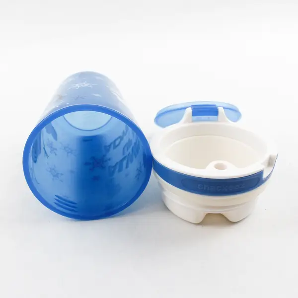 Zak Designs Olaf Sippy Cup w/ Snack Section Blue Toddler Leak-Resistant