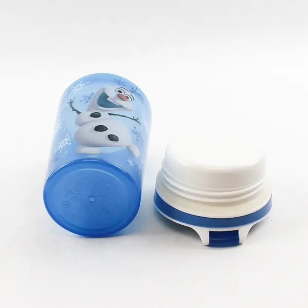 Zak Designs Olaf Sippy Cup w/ Snack Section Blue Toddler Leak-Resistant