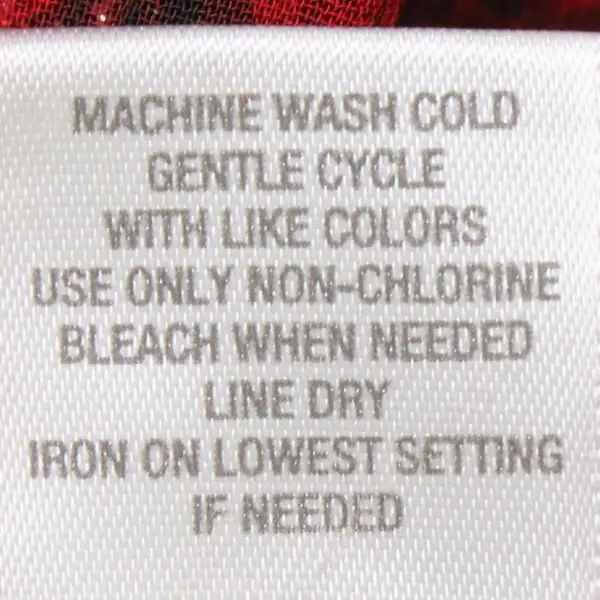 Dressbarn Women's 14/16 Red & Black Semi-Sheer Lace Flutter Sleeve Blouse