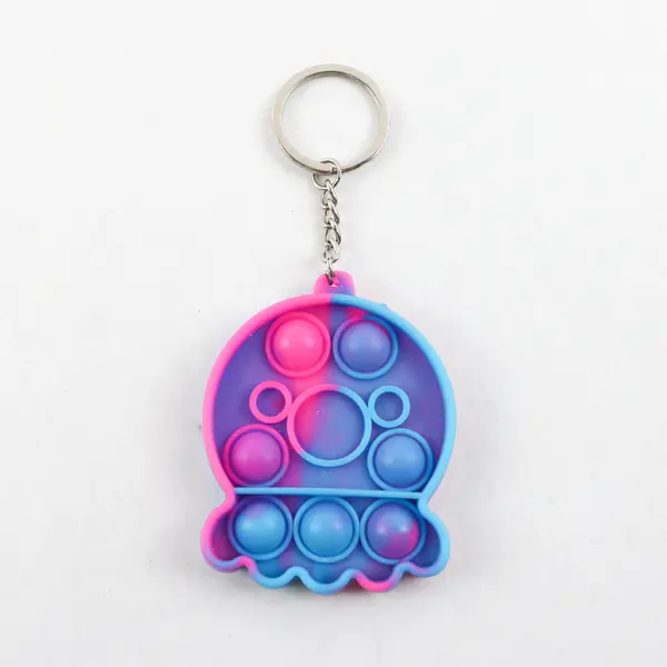 Lot of 3 Pop-It Fidget Toys Bracelet Ball Keychain Sensory Toy