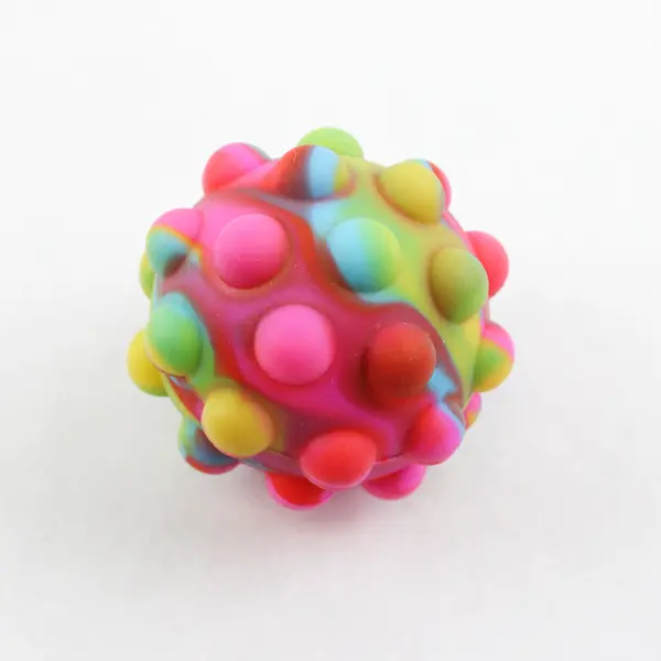 Lot of 3 Pop-It Fidget Toys Bracelet Ball Keychain Sensory Toy