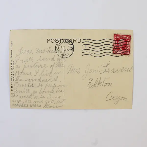 Vintage Good Samaritan Hospital Portland Oregon Litho Postcard 1908