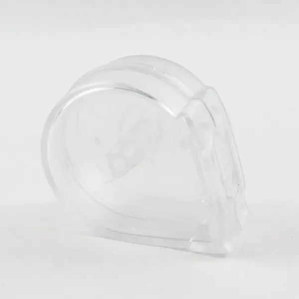 Unbranded Clear Plastic 1528 Utility Stamp Dispenser USA 2.75" x 2.5" x 1.5"