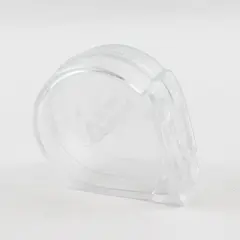 Unbranded Clear Plastic 1528 Utility Stamp Dispenser USA 2.75" x 2.5" x 1.5"