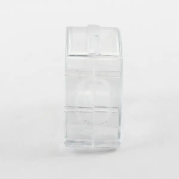 Unbranded Clear Plastic 1528 Utility Stamp Dispenser USA 2.75" x 2.5" x 1.5"