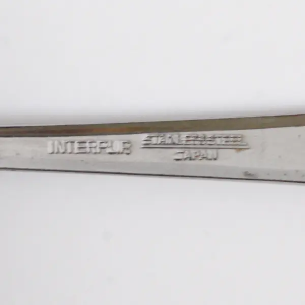 Lot of 5 Interpur Flatware INR5 Pattern Stainless Iced Tea Spoons 7.5" Good