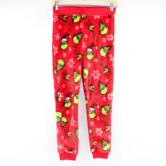 Hybrid Promotions The Grinch Fuzzy Red Pajama Pants Youth Medium