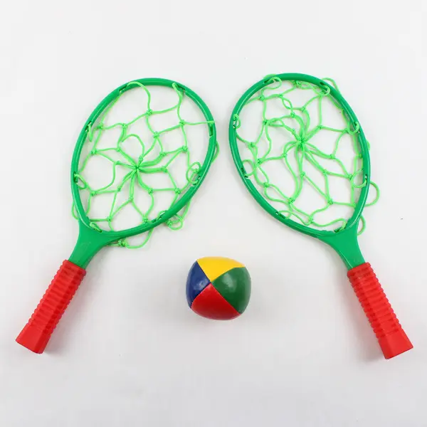Outdoor Game Set - 2 Nets & 1 Ball for Backyard