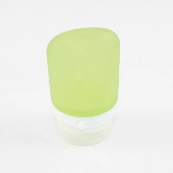 Lot of 2 Silicone Travel Bottles Reusable for Toiletries & Condiments