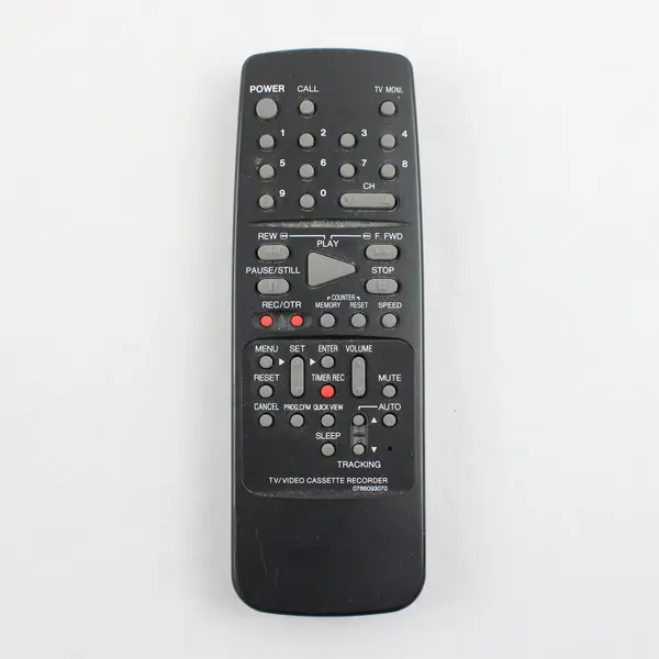 Unbranded TV/Video Cassette Recorder Battery Operated Remote Untested 2 AAA