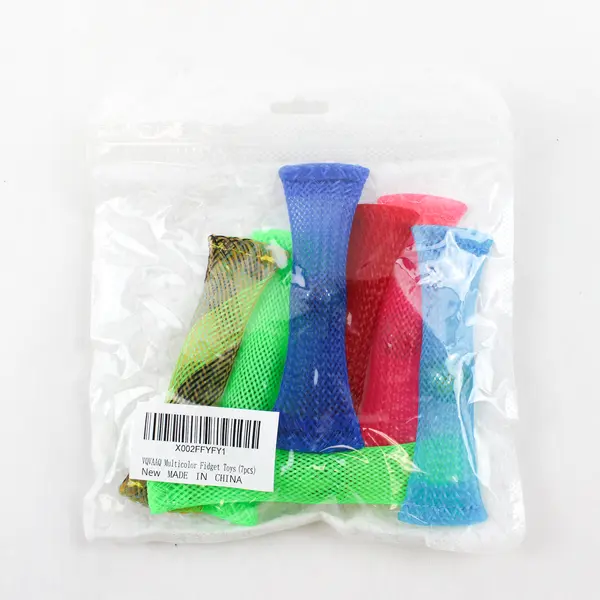 Lot of 7 Multicolor Sensory Fidget Toys New - Stress Relief