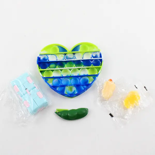 Lot of 5 Assorted Fidget Toys Sensory Stress Relief Classroom New