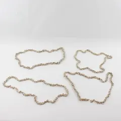 Lot of 4 Sea Snail Beaded Seashell Necklaces 17"