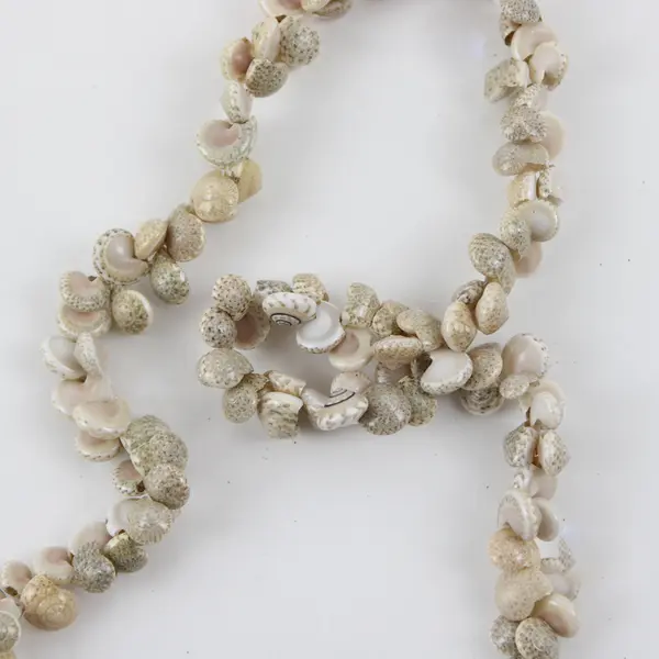 Lot of 4 Sea Snail Beaded Seashell Necklaces 17"