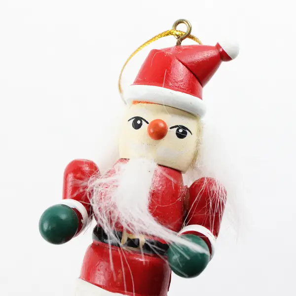 Unbranded Red/Green Nutcracker On Pedestal Hanging Ornament Holiday 5" Tall