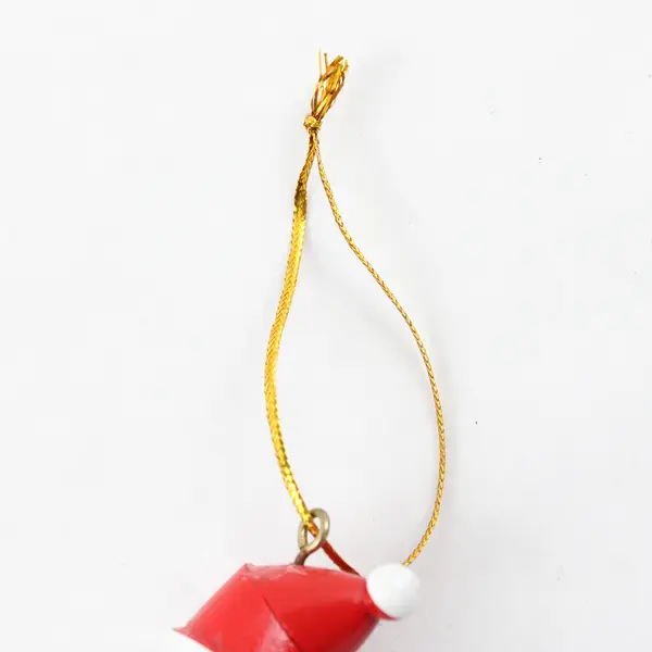 Unbranded Red/Green Nutcracker On Pedestal Hanging Ornament Holiday 5" Tall