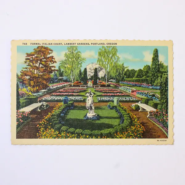Lot Of 3 Lambert Gardens Portland Oregon Color Litho Postcards Andrews