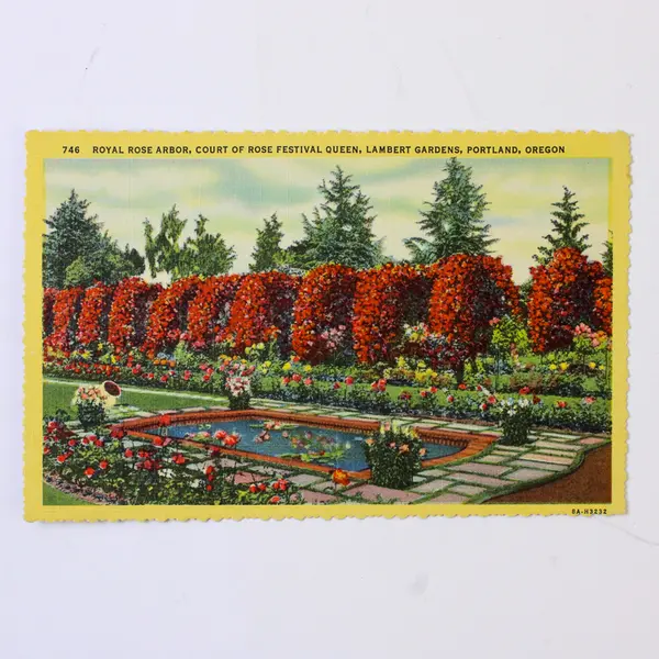 Lot Of 3 Lambert Gardens Portland Oregon Color Litho Postcards Andrews