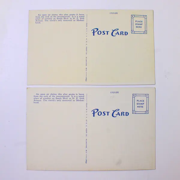 Lot Of 2 The Grotto Sanctuary Portland Oregon Color Litho Postcards