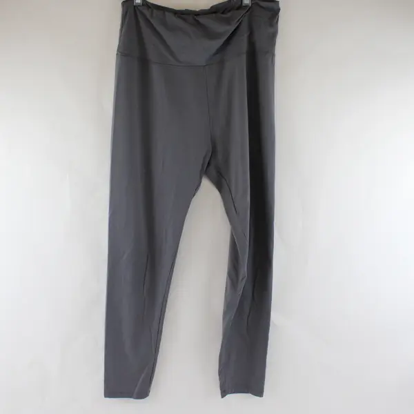 Gray Ankle Leggings Women's XXL
