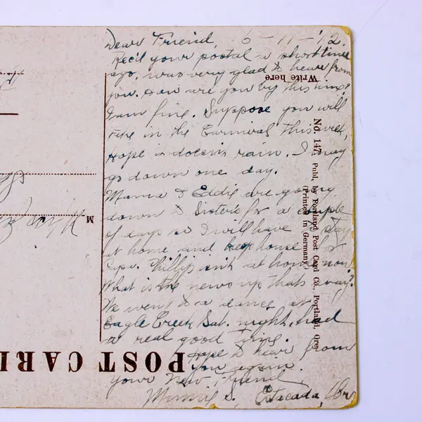 Lot Of 2 Portland Oregon Rose Garden Color Litho Postcards