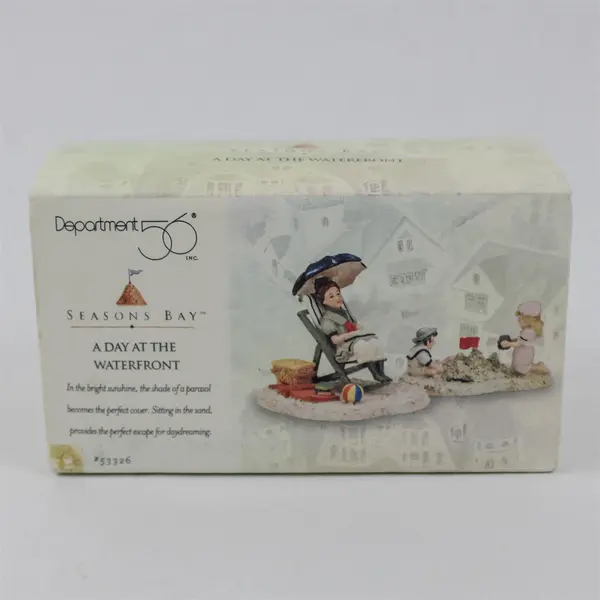 Dept 56 Seasons Bay A Day at the Waterfront Accessory Set 53326 New
