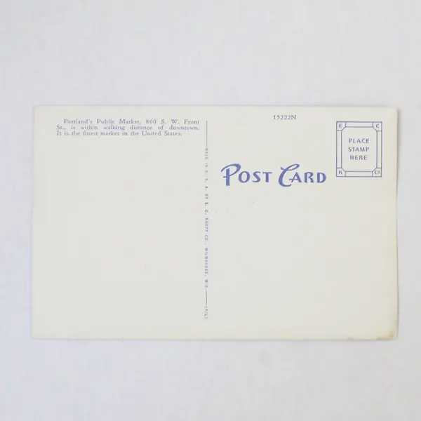 Lot Of 2 Vintage Portland Oregon Ship Postcards Willamette River