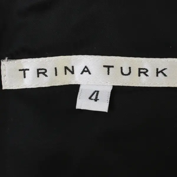 Trina Turk Women's 4 Pink Plaid Revah Tartan Sleeveless V-Neck Sheath Dress