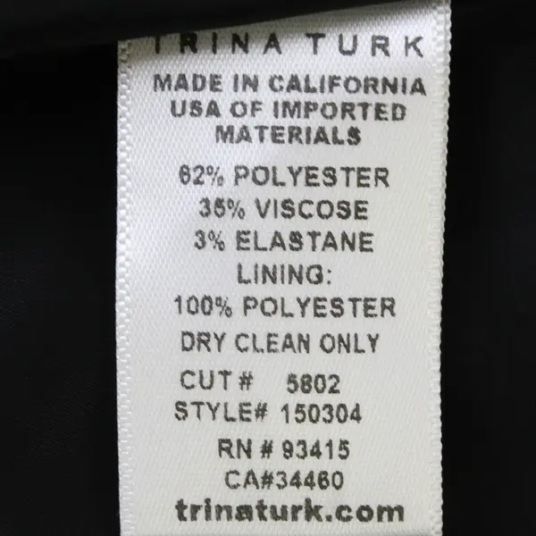 Trina Turk Women's 4 Pink Plaid Revah Tartan Sleeveless V-Neck Sheath Dress