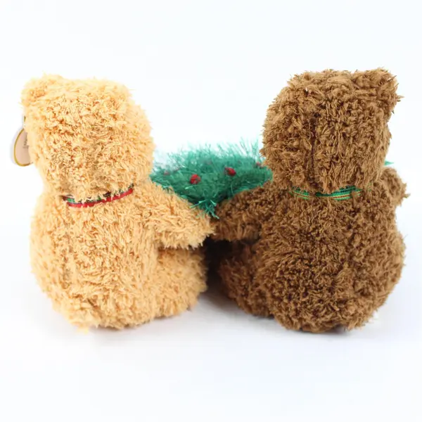 Ty Beanie Babies Merry Kiss-Mas 2004 Retired Bear Couple Christmas