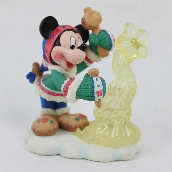 Enesco Mickey "Wishing You A Dream Come True" Ice Carving Figure 195626