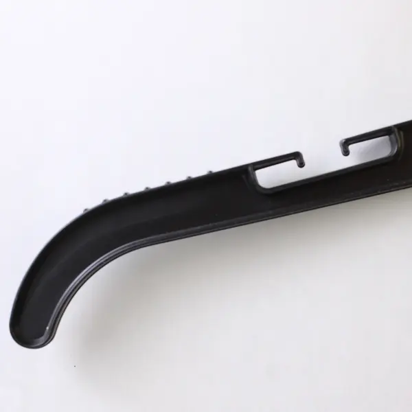 Black Plastic Retail Hangers Lot Of 30 Hook Double Notched Durable Heavy Duty
