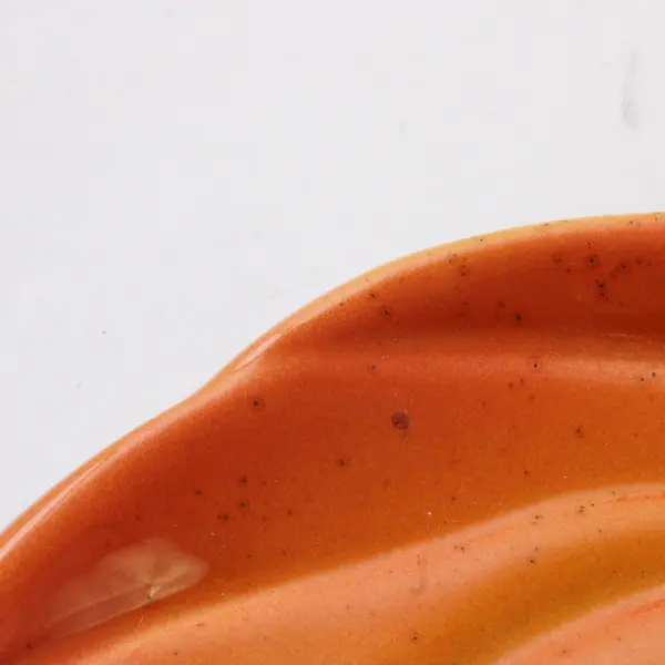 World Market Orange Ceramic Pumpkin Plate 9" Seasonal Dishware