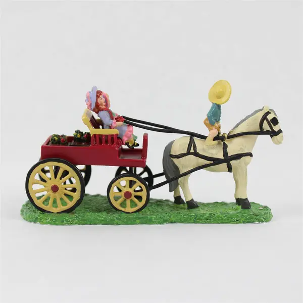 Dept 56 Seasons Bay Accessories Set - Garden Cart & Relaxing in Garden