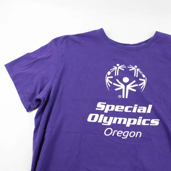 The Nike Tee Purple "Special Olympics Oregon" Short Sleeve T-Shirt Women's XXL