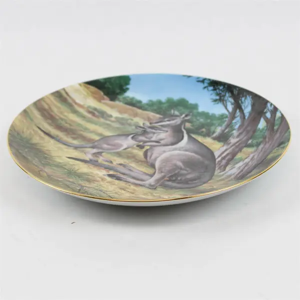 The Bridled Wallaby by Will Nelson 1990 Collector Plate 8.5"