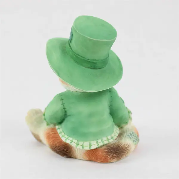 1996 Enesco Calico Kittens Fishin' For Good Luck Figurine #204021