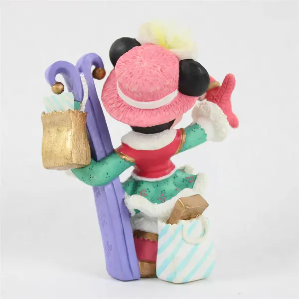 Enesco Disney Mickey & Co. Minnie Charging Down The Slopes Figurine 195596 NIB
