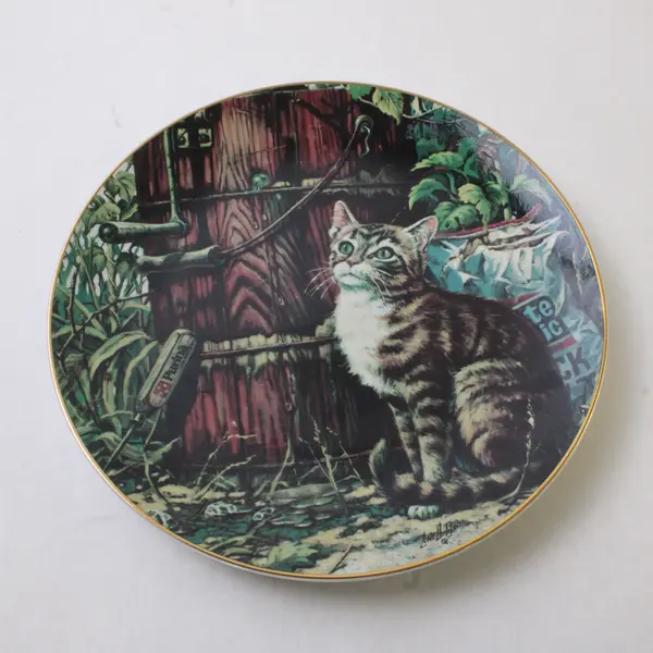 Schmid Sunday Afternoon Treat Friends of Mine Lowell Davis Collector Plate 8.5"