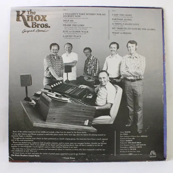 The Knox Bros. Gospel Band 12" Vinyl Record