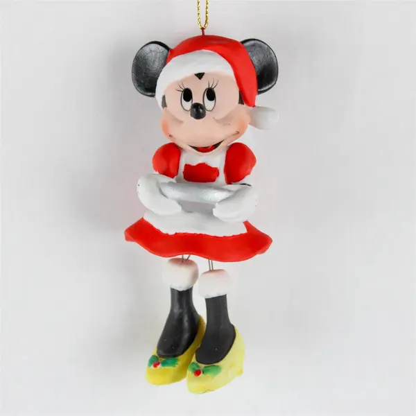 RARE Vintage Mickey & Co. Enesco Minnie Porcelain Bell Ornament New Disney
