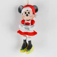 RARE Vintage Mickey & Co. Enesco Minnie Porcelain Bell Ornament New Disney