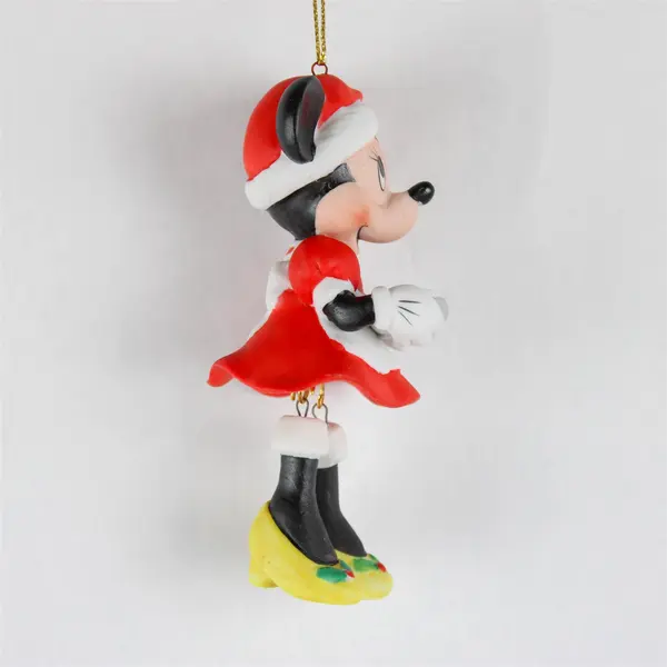 RARE Vintage Mickey & Co. Enesco Minnie Porcelain Bell Ornament New Disney