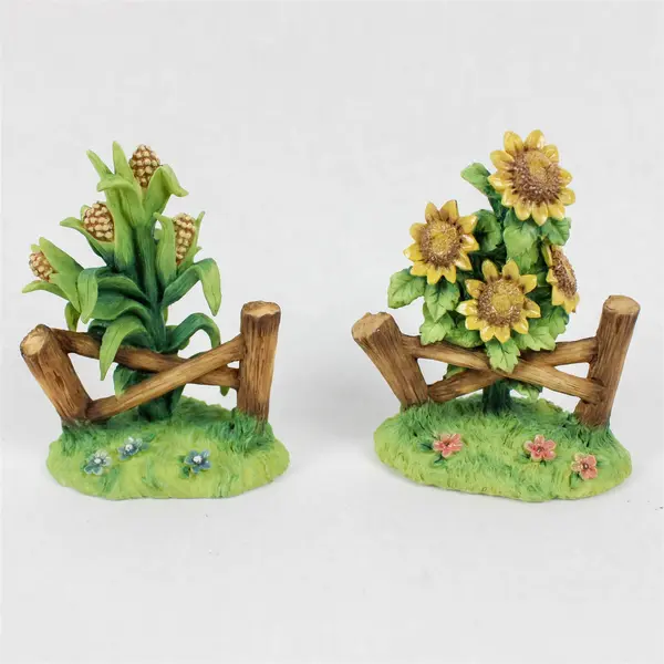 Enesco Mickey & Co Home Grown 4-Pc Accessory Figurines #264725