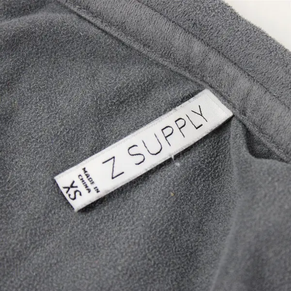 Z Supply Solid Gray Color Short Sleeve T-Shirt Top Women's Size XS