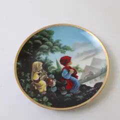 Hamilton Collection Flight Into Egypt 1992 Collector Plate 7.5" Precious Moments