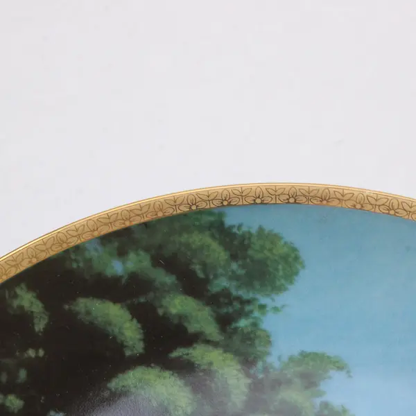 Hamilton Collection Flight Into Egypt 1992 Collector Plate 7.5" Precious Moments